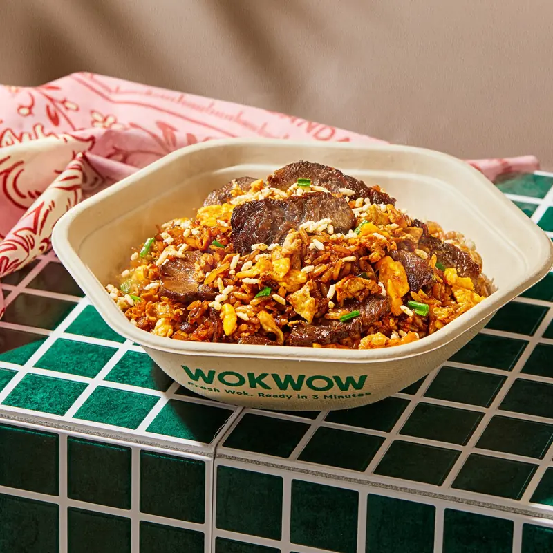Soy Sauce Fried Rice with Beef